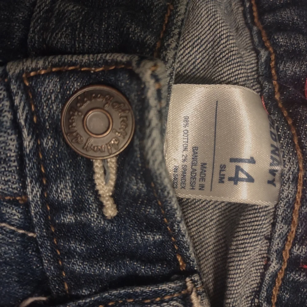 Girls Old Navy Boot Cut Jeans 5 pockets stretch size 14‎ Slim